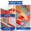 BlueTex Insulation Made in USA - Extra Wide 4 Stucco/Painters Tape. 4 x 60 Yards. 30 Day Removal NO Residue, NO Splitting on Removal - Professional Grade Polyethylene Tape (PE Tape)