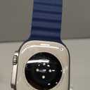 Apple Watch Ultra 2 [GPS + Cellular, 49mm] - Titanium Case with Blue Ocean Band, One Size 