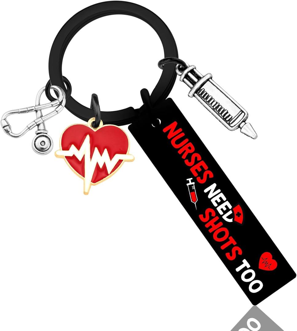 Nurse Keychain Nurses Week Nurse Graduation Gift for Women Graduation Christmas Mothers Day Appreciation Gifts for Nurses Practitioner Female Rn Nicu Nursing Accessories for Work