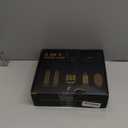 5 in 1 Blow Dryer Brush, Upgrade Hair Dryer Brush Air Curler Air Curling Wrap Styler, Detachable Hot Air Brush Negative Ion Curling Brush Iron, Hair Styling Tools for Drying Curling Straightening (Black Gold)