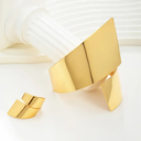 2pcs set Bracelet Ring Irregular Shape Fashionable