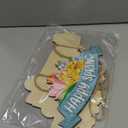 Barydat Spring Door Sign Tulip Gnome Wreath for Front Door Wreath Truck Gnome Welcome Hanger Wooded Hanging Wall Sign for Home Summer(Truck)