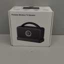 5.8Ghz Wireless Speakers for TV, 30-hrs Playtime, Portable TV Speakers for Hard of Hearing Seniors, 50 ft Range Compatible with HDMI, Opt, AUX, USB, Coax Port (Cables Included)