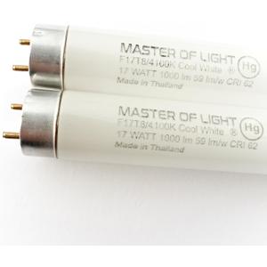 F17T8/CW (2 Pack) 24" Fluorescent Tube Light Bulb Cool White 4100K T8 17 Watt 17W Replaces F17T8 F17T8/841 F17T8/SP41/ECO F17T8/SPX41/ECO FO17/841 F17T8/741 F17T8/CW/ECO F17T8/TL841/Alto F17T8/TL741