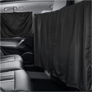 3PCS Car Window Shades, Auto Privacy Divider Curtain with 2 Rear Side Window Shade, Removable Vehicle Sunshade Blocker for Light, Heat, UV Rays, Universal Car Accessories