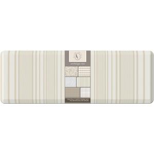 Anti Fatigue Mat by Laurel Lane Co.  Designer Anti Fatigue Mats for Kitchen Floor, Kitchen Mats for Floor, Desk Mat  Cushioned 0.75" Thick  Stain Resistant  Non-Skid Bottom  20" x 60"