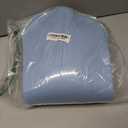 Lumbar Support Pillow for Sleeping  Memory Foam Lower Back Pillow for Bed for Back Pain Relief - Ergonomic Support for Side&Back Sleepers-Rest Pillow for Car, Futon Sofa Bed with Washable Cover (01-blue)