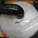 Dust Separator  High-Efficiency Cyclone Dust Separator, Low Profile Dust Separator Lid Fits Standard 5 Gallon Buckets, Wet & Dry Debris Compatible, Includes 90 Elbows & 2-1/2" Hose