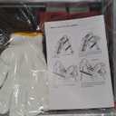 Soctone Ladder, A Frame 6 Step Extension Ladder, 22 Ft with Multi Position & Removable Tool Tray with Stabilizer Bar, 330 lbs Weight Rating Telescoping La dder for Household or Outdoor Work