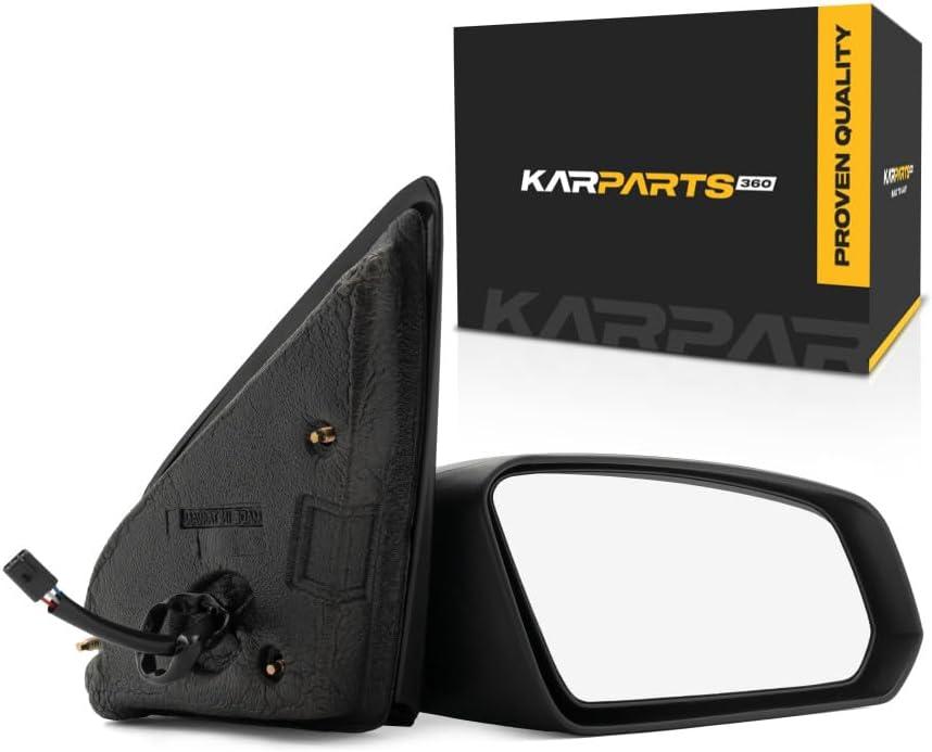 For Saturn Ion 2003 2004 2005 2006 2007 Door Mirror Passenger Side | Power | Non-Heated | Textured | Sedan | Replacement for GM1321267 | 22726679