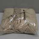 Genina Waterproof Seat Covers for Dining Room Chair Covers Waterproof Dining Chair Covers (6 PCS-Rear-gapped, Khaki)