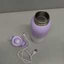 Portable Bottle Warmer for Travel - 12oz Portable Milk Warmer with Dual Heating Modes for Breast Milk & Water Fast Heating Smart Temperature Control for Outdoor Activities and Nighttime Feeding