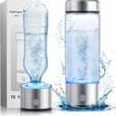 2026 New Hydrogen Water Bottle, 2800PPB in 3Min, SPE PEM Tech, Portable 16OZ, Rechargeable Hydrogen Water Bottle for Travel, Home, Office  Gift for Family & Friends (XR-15) (Light Gray)