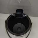 Oggi Insulated Ice Bucket, 4 Quart / 3.8 L, Stainless Steel, Black.