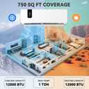 YITAHOME 18 SEER2 9000 BTU Mini Split AC/Heating System, 115V