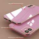 Compatible with Samsung Galaxy A04 Case Silicone Pink, Plating Phone for Samsung A04 Case Shockproof Thin and Soft Cover (Purple)