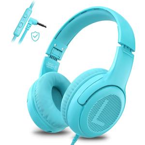 awatrue Toddler Kids Headphones Wired - Headphones for Kids Volume Limit 85/94dB Headset 3.5mm Jack Adjustable Foldable Headsets for Girls Boys Children Teens Pad Smartphones School