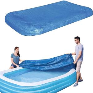Rectangular Pool Cover, Above Ground Pool Covers, Inflatable Pool Cover for Swim Centers Size