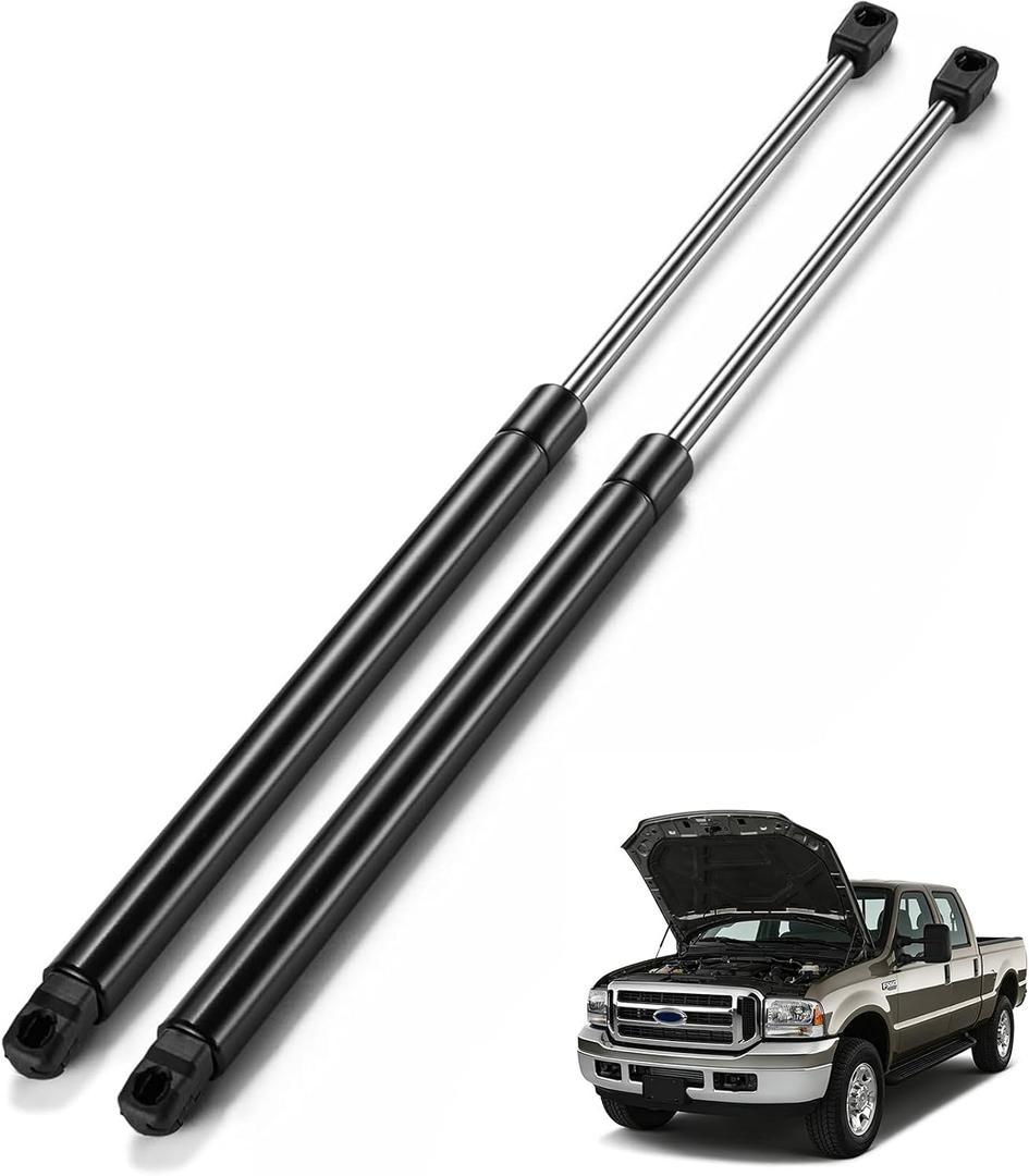 Front Hood Struts, Hood Shocks Lift Supports Replacement for 2008-2010 Ford F250 F350 F450 F550 Base/Flotillera/XL/XLT, 2 Pack