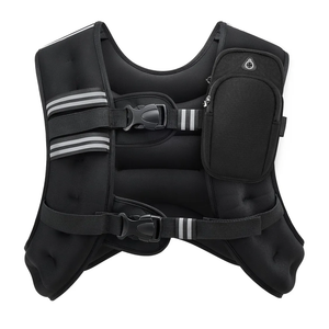 ZELUS Weighted Vest, 6lb/8lb/12lb/16lb/20lb/25lb/30lb Weight Vest with Reflective Stripe for Workout, Strength Training, Running, Fitness, Muscle Building, Weight Loss, Weightlifting