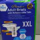 MED PRIDE Maximum Absorbency Adult Briefs for Incontinence with Refastenable Tabs - Ultra-Absorbent Adult Diapers for Men & Women- Bladder Control Unisex Disposable Underwear (XX-Large - Bag of 12)