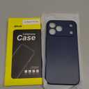 JETech Case for iPhone 17 Pro Max 6.9-Inch, Camera Lens Full Protection, Soft TPU Protective Phone Cover with Matte Finish, Shockproof (Dark Blue)