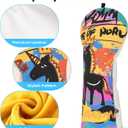 Funny Driver Headcover - Unique Graffiti Style - Waterproof Golf Gead Covers - Golf Club Covers with Soft Lining - Stylish Protection for Your Clubs