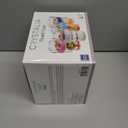 Crystalia 4 Pack 22 oz On The Go Yogurt Parfait Cups with Lids & Spoon, Large Breakfast Plastic Bowls with Topping Cereal Oatmeal Salad or Fruit Container for Snack Box (Clear)