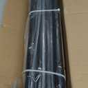 Brown Curtain Rods for Windows 48 to 84 Inches Adjustable Length Heavy Duty 7/8" Diameter Window Curtain Rod with Decorative Finials for Outdoor Farmhouse Bedroom Kitchen Living Room (36"-88"|1 Pack)