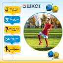 Soccer Keepy-Uppy Challenge Dice Set. Soccer Gifts for Boys and Girls. Indoor Soccer Skills Accessories. Football Stocking Filler Training Equipment for Teenage Boys or Girls. Birthday Gifts