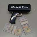 Money Gun Automatic Cash Toy Gun Make It Rain Money Shooter Gun for Parties,Club Events Christmas, Halloween, Birthday Parties, Weddings Fun Prop Money Gun for New Year Gift