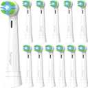 12 Pack Toothbrush Replacement Heads Compatible with Oral B iO, Replacement Heads for Oral B iO 3 4 5 6 7 8 9 10 Series Electric Toothbrushes, White