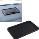 Acouto Dashboard Anti Slip Mat, Silicone Car Dash Cell Phone Holder pad Tray, Anti Skid for Keys Change