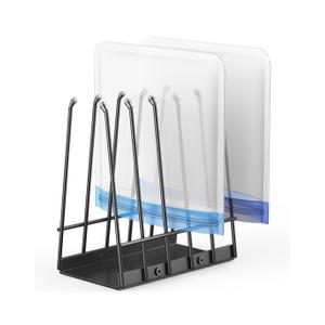 Reusable Bags Drying Rack, Foldable Plastic Bags Dryer for Ziplock Lerine Silicone Gallon, Snack, Sandwich Storage Bags, Black