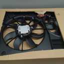 VW102 Replacement Dual Radiator & Condenser Cooling Fan Assembly for Volkswagen Jetta 2.0L VW Tiguan for Audi A3 TT