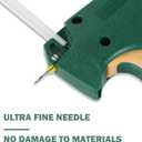 Fine Stitch, Mini Stitch Gun for Clothes,Stitch Quick Clothing Fixer Sewing Quilting Hemming Quick Stitch Tagginn Gun Kits with 2 Needles, 2000 Black & 2000 White 4.4mm Fastener