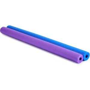 Hollowfly 2 Pack Jumbo Pool Noodles Floating Pool Noodles Foam Tube Large Hollow Floating Training Device Swimming Craft Projects Padding Bumper(55 x 3.5 Inch,Blue and Purple)