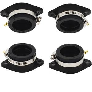 Carburetor Carb Intake Rubber Boots Replacement for Kawasaki z1 kz900 kz1000 73-80 Set of 4