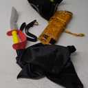 Newcotte Women Cat in Boots Costume Set for Halloween Cosplay Hat Cloak Belt Waist Corset Accessories Props for Adult Halloween Party Cos Supplies