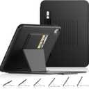SEYMAC stock Case for iPad (A16) 11th/10th Generation 11''/10.9'', Strong Magnetic Auto Sleep Shockproof Case with Absorbing Multi-Angles Stand, Pen Holder, Card Slot, Black