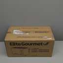 Elite Gourmet ECT4123X Long Slot 4 Slice Toaster, Extra Wide 1.5" and 5.1" Deep Slots, Bagel, Defrost & Cancel Functions, 6 Toast Shade Settings, Fits Bagels, Waffles, Artisan Breads, Stainless Steel