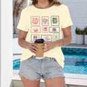 Book Shirt for Women Reading Teacher Shirts Book Lover Tshirt Cute Bookworm Teacher Short Sleeve Tops (M)