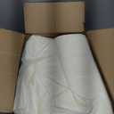 6-Pack Ivory Tablecloths for Rectangle Tables, 60 x 102 Inches, Stain-Resistant Polyester Fabric for 6 Foot Tables - Washable Table Covers for Weddings, Banquets, Birthday, Parties, Events
