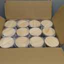 14 OZ Thick Candle Jars for Making Candles 12 Pcs, 3 Wick Empty Jars with Wood Lids for Candle Making, Sample Container,Clear