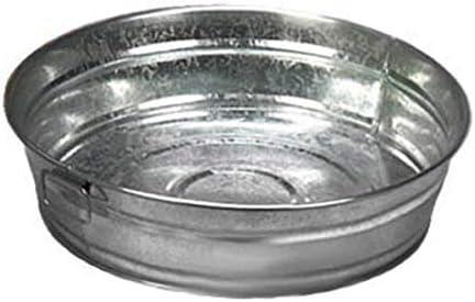 American Metalcraft ATHG14 Galvanized Steel Tub, Silver, 95 Oz – Hosting Essentials Home, Bar, Restaurant, Party and Catering Accessories for Condiments, Sandwiches, and Beverages