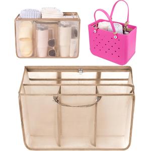 OUTXE Beach Bag Organizer Compatible with X Large Bogg Bag Accessories Inserts, Lightweight Mesh Insert Divider Pouch for Original XL Bogg Bags, Beach Tote Bags Insert for Organizing