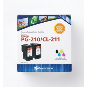 Data Products Remanufactured Inkjet Cartridges Canon PG-210/CL-211 Combo Pack