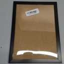 12"x9" Minimalist Wooden Picture Frame Wall and Tabletop Display for Home Decor Photo Frame Decoration Black
