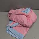 Arch Backdrop Cover Set of 2 (6FT/7.2FT) Double Color Wedding Gender Reveal Arch Cover Decorations Spandex Fitted Chiara Arch Backdrop Covers for Baby Shower Party Birthday Banquet (Pink+Blue)