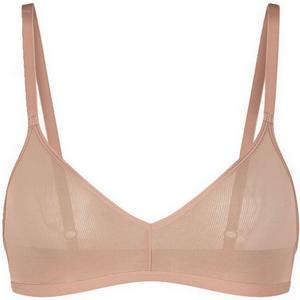 NEGATIVE Underwear  Sieve Non-Wire Bras for Women  Comfortable Wireless Bras  Supportive with Breathable Fabric (3, Buff)